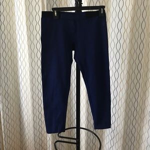 Blue leggings by Bebe